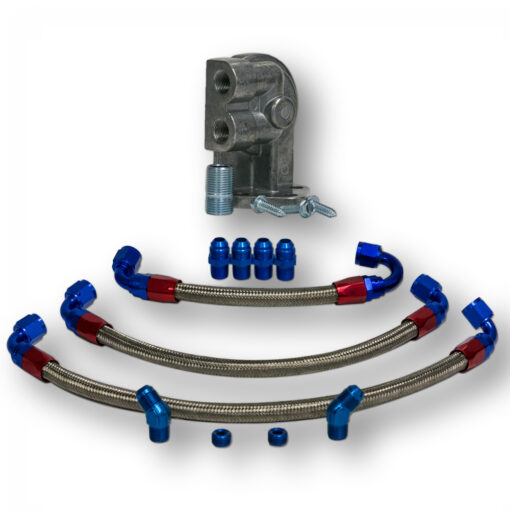 Braided Line Kit for Flull Flow Manifold, Filter Oil and HP-1 Filter Mount