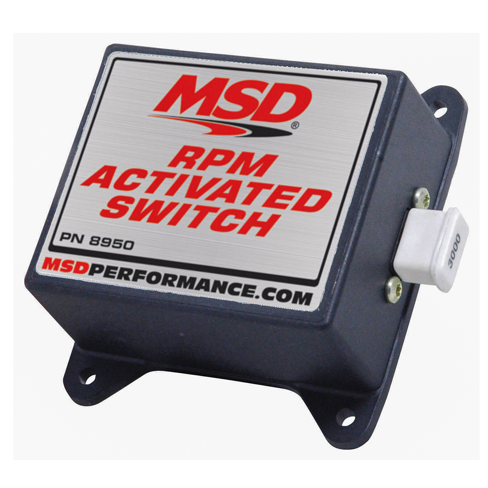 MSD rpm activated switch
